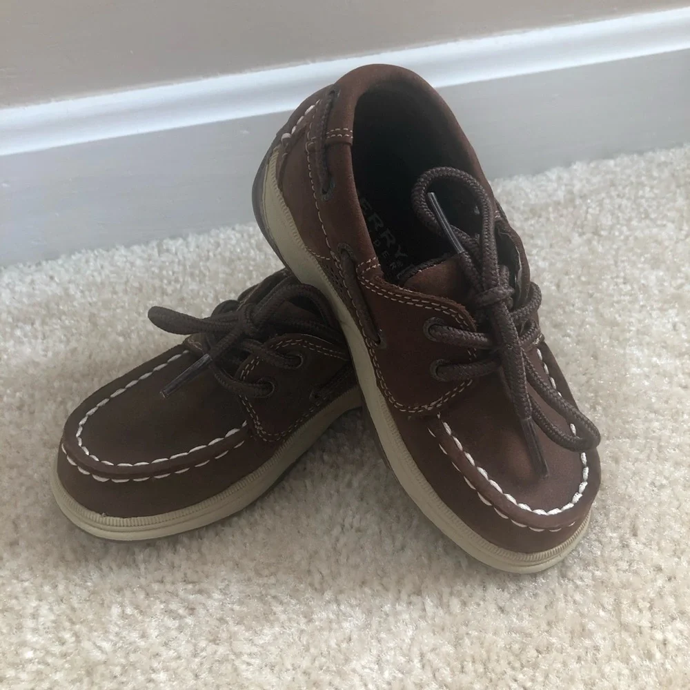 Sperry Kids Brown Boat Shoes